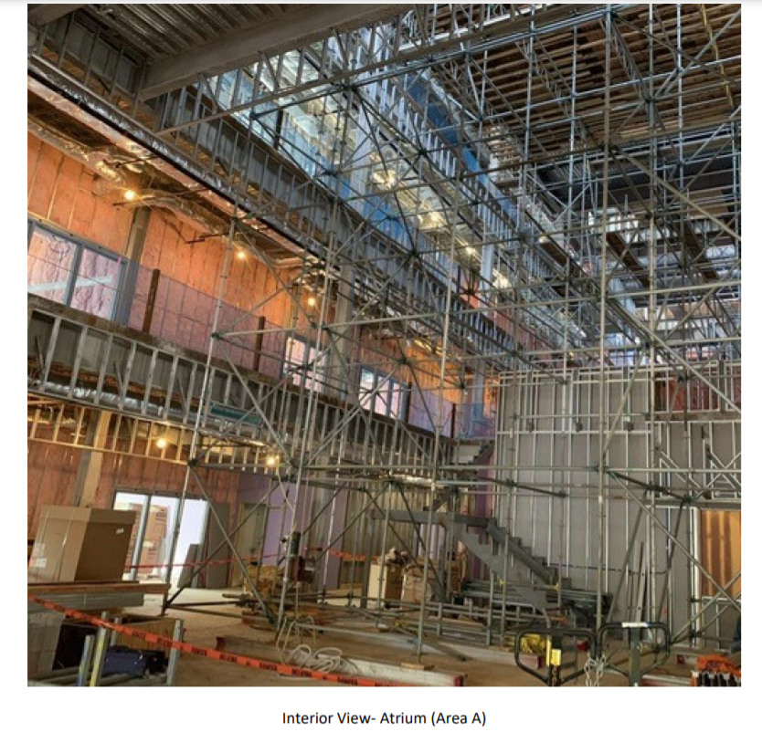 The new Banneker structure is mostly built, with updates to the interior beginning this winter.