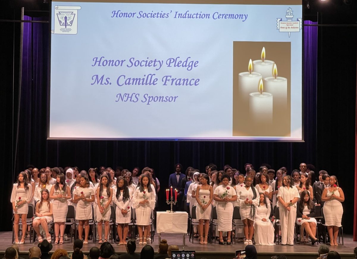 New National Honor Society members were inducted on April 12.