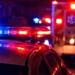 Police investigate a stabbing scene near Elm Park Drive and Shallow Brook Drive in San Antonio