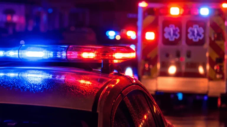 Police investigate a stabbing scene near Elm Park Drive and Shallow Brook Drive in San Antonio