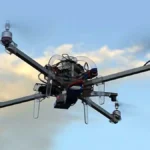 High Point police drone tracking a group near Newgate Garden Apartments on Grayson Street