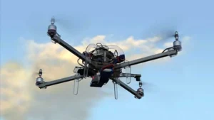 High Point police drone tracking a group near Newgate Garden Apartments on Grayson Street